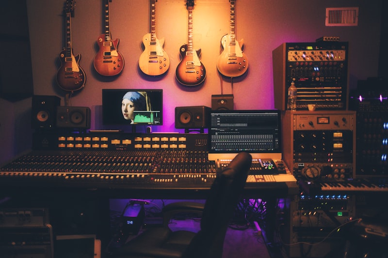 professional DJ setup