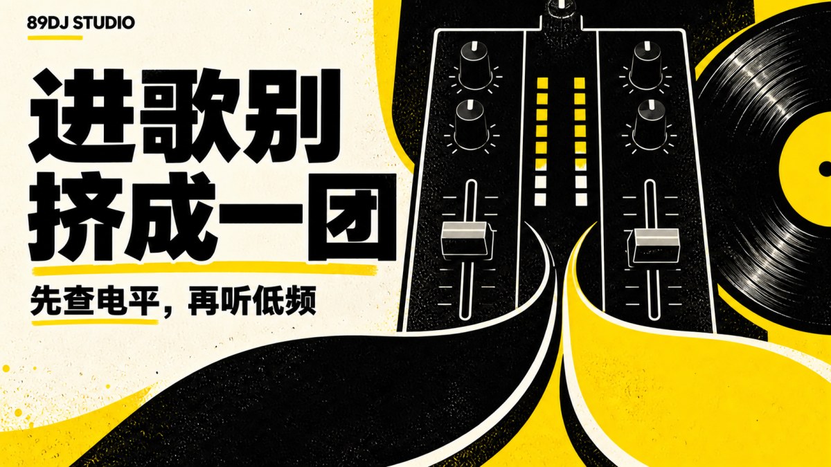进歌就变吵?把增益过载和低频拥挤分开检查